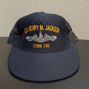 Vintage USS Henry M. Jackson SSBN 730‎ US Navy Hat